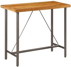 vidaXL Masă de bar din lemn masiv de tec reciclat 120 x 58 x 106 cm (245804)