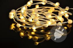 Nexos Karácsonyi világítás 48 LED - hópelyhek - meleg fehér