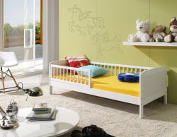 Ourbaby Pat pentru copii Junior alb 160x70 cm