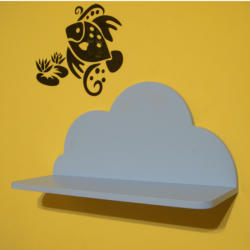 Batadecor Gyerek felhő polc, 45 cm, többféle színben