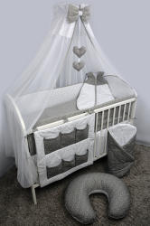 Ankras Set de lenjerie pentru pătuț model constelație 135x100 cm Lenjerii de pat bebelusi‎, patura bebelusi