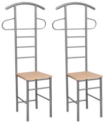 vidaXL 2 x Scaun cuier (60651)