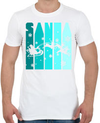 printfashion Santa - Férfi póló - Fehér (1984481)
