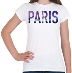 printfashion Paris - Női póló - Fehér (2005346)