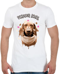 printfashion forever loyal - Férfi póló - Fehér (1985627)
