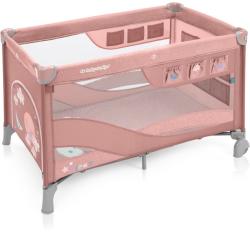 Baby Design Patut Pliabil cu 2 nivele Baby Design Dream Regular Pink 2019