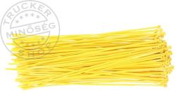Kábel kötöző szett 100 db, 300x3, 6 mm sárga