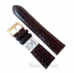  Curea Ceas Maro Inchis Piele Naturala Nagata 18mm 20mm 22mm WZ1525 (WZ1525)
