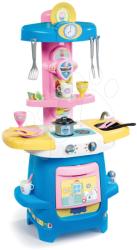Smoby Bucătărie de jucărie cu aparat de cafea Peppa Pig Cooky Smoby cu suprafaţă de lucru, care se poate deschide, cuptor și 22 de accesorii, înălțime de 85 cm de la 18 luni (SM310714)