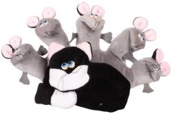 Puppet-World Kesztyűbáb felnőtt kézre - egerek cicával (25942594)