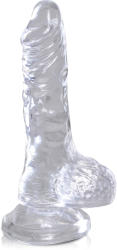 Pipedream King Cock Clear 4" Cock with Balls