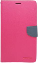 Husa tip carte Mercury Goospery Fancy Diary roz + bleumarin pentru Samsung Galaxy Tab 3 8.0 (SM-T310, SM-T311, SM-T315)