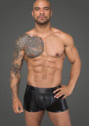 Noir Handmade H058 Men's Shorts Made of Powerwetlook and 3D Net S
