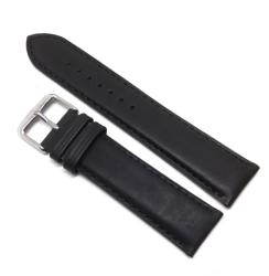 HCraft Curea Ceas Piele Naturală Neagră - 20/22/24 mm (WZ3472 Class)