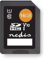 Nedis SDHC 16GB UHS-I/C10 MSDC16100BK