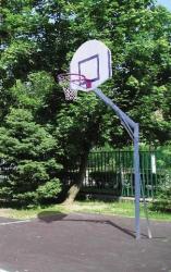 S-Sport Streetball kosárlabda állvány, fix, 1, 2 m-s benyúlással S-SPORT (10-001-00/00073) - sportjatekshop