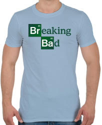 printfashion Breaking Bad Logo - Férfi póló - Világoskék (2030730)