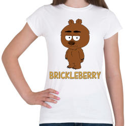 printfashion Brickleberry: Malloy - Női póló - Fehér (2034211)