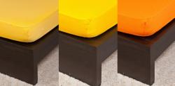 Naturtex Pamut Jersey narancs színű gumis lepedő 180-200x200 cm (73261) - otthonkomfort
