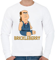 printfashion Brickleberry: Jim - Férfi pulóver - Fehér (2033998)