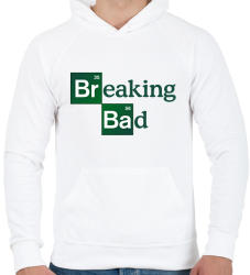 printfashion Breaking Bad Logo - Férfi kapucnis pulóver - Fehér (2030759)