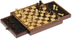 Goki Mágneses fa sakk készlet, fiókos 25x25 cm (56919)