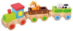 Bino Toy Train állatokkal (82143)