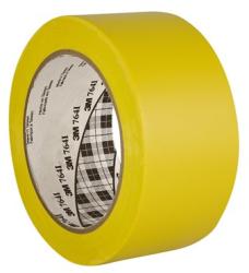 3M Ipari jelzőszalag, 50 mm x 33 m, 3M, sárga (U3M764I) - iroda24