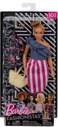 Mattel Barbie Fashionistas cu Tinute de Schimb FRY82