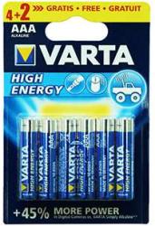 VARTA Baterie alcalina r03 blister 4+2buc varta (VAR-LR3) Baterii de unica folosinta