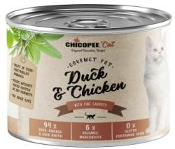 Chicopee Cat Adult Gourmet Pot Duck & Chicken (kacsa és csirke) 195 g 0.2 kg