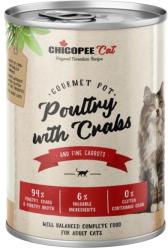 Chicopee Cat Adult Gourmet Pot Poultry & Crabs (szárnyas és rák) 400 g 0.4 kg
