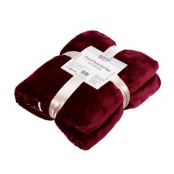 Heinner Patura Fleece Dark Red 127x150 Cm (hr-blk127-dkred) - forit