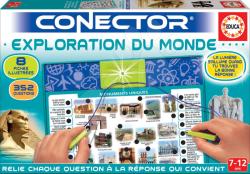 Educa Joc de societate Conector Exploration Du Monde Educa franțuzesc 352 de întrebări pentru vârsta 7-12 ani (EDU17582)