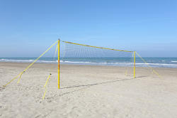 Funtec Beach Masters mobil park röplabda set 9, 5m szabadidős hálóval