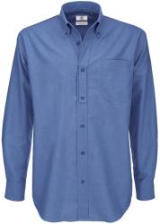 B&C Collection Camasa Oxford Style M Blue Chip