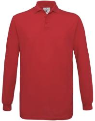 B&C Collection Bluza Polo Stefan M Red