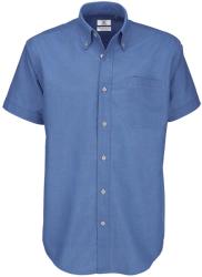 B&C Collection Camasa Scurta Oxford S Blue Chip