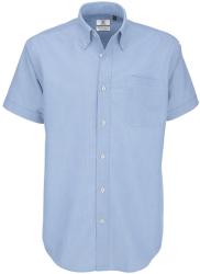 B&C Collection Camasa Scurta Oxford 5XL Oxford Blue