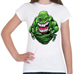 printfashion Zöld szellem - Női póló - Fehér (2050255)