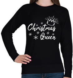 printfashion Christmas Queen - Női pulóver - Fekete (2041686)