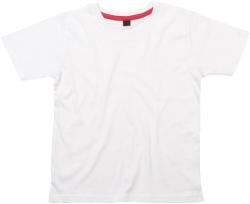 Mantis Tricou Super Soft 6/7ani Washed White/Red