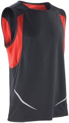 Spiro Vestă Athletic Spiro Unisex M Black/Red