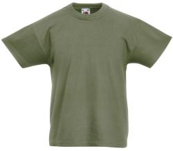 Fruit of the Loom Tricou Florence Unisex Classic Olive 128 (7-8)
