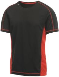 Regatta Activewear Tricou Benjamin L Black/Classic Red
