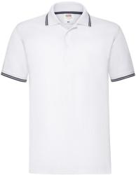 Fruit of the Loom Tricou Polo Davide XL White/Kelly Green