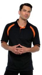 Kustom Kit Tricou Polo Dublin XL Negru/Orange