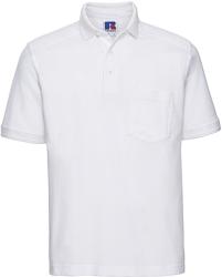 Russell Tricou Polo Archibald S Alb