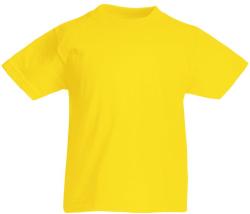 Fruit of the Loom Tricou Florence Unisex Yellow 104 (3-4)