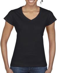 Gildan Tricou V-neck Olivia L Negru